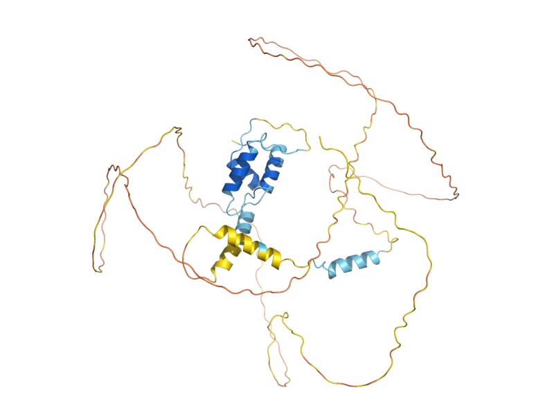 AlphaFold predicted structure of EAF7