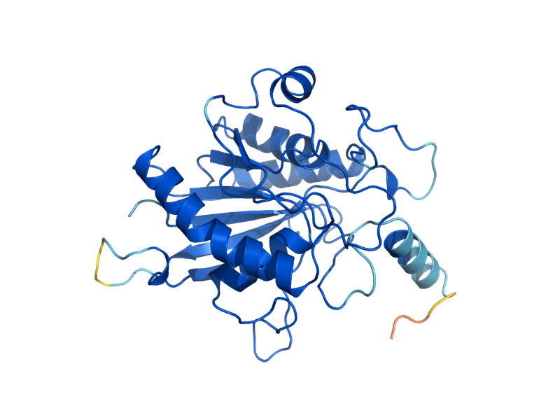 AlphaFold predicted structure of YNL108C
