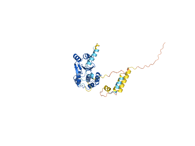 AlphaFold predicted structure of SIW14