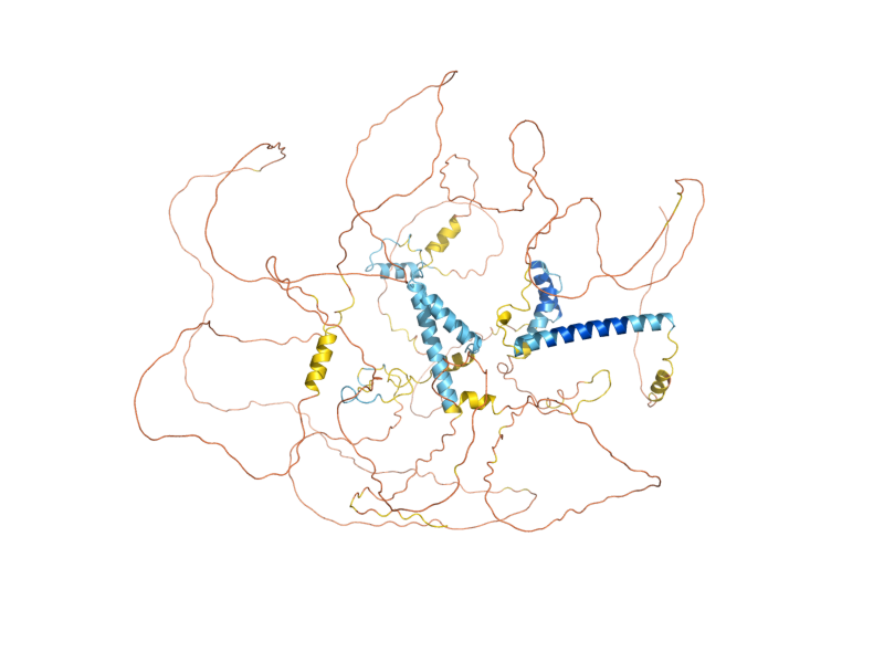 AlphaFold predicted structure of ZDS2