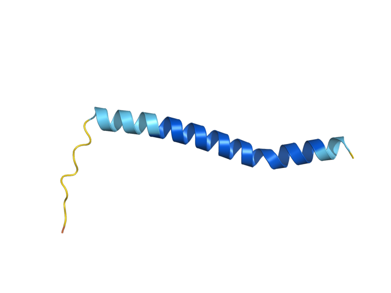 AlphaFold predicted structure of TOM5
