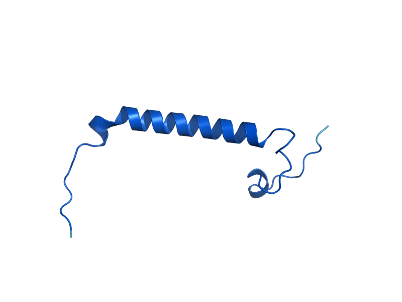 AlphaFold predicted structure of ATP18