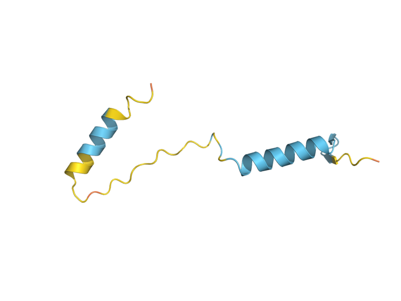 AlphaFold predicted structure of ATP19