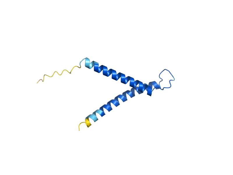 AlphaFold predicted structure of TIM10