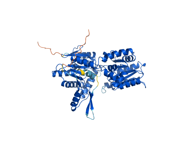 AlphaFold predicted structure of TPS1