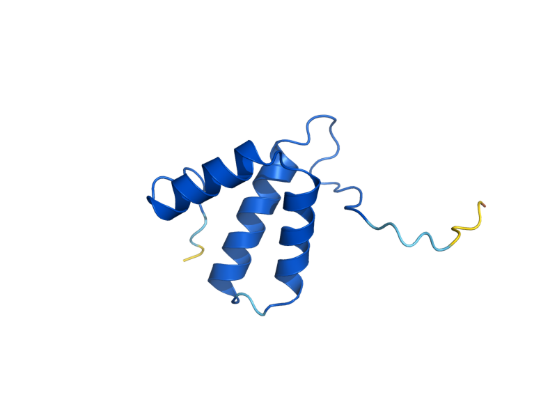 AlphaFold predicted structure of COX12