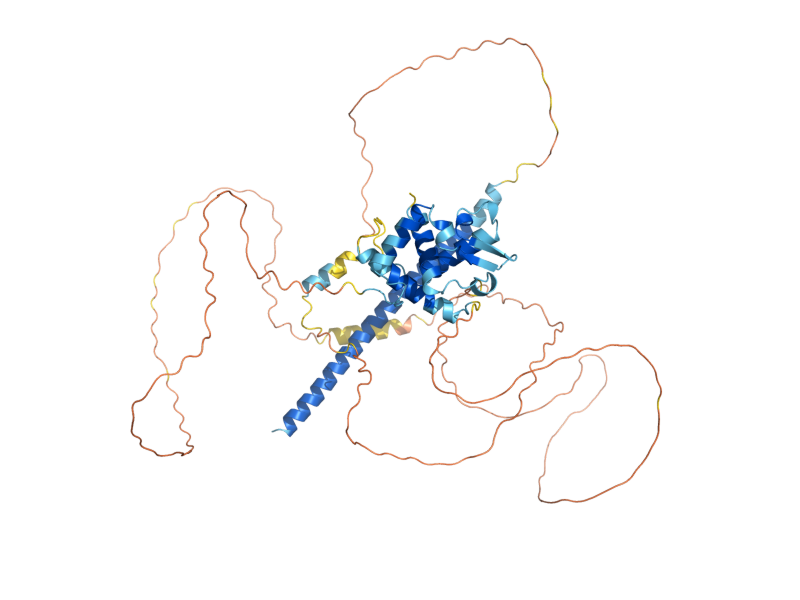 AlphaFold predicted structure of GCR2