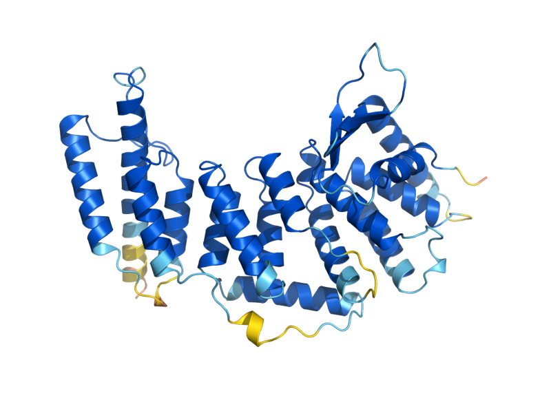 AlphaFold predicted structure of ECM9