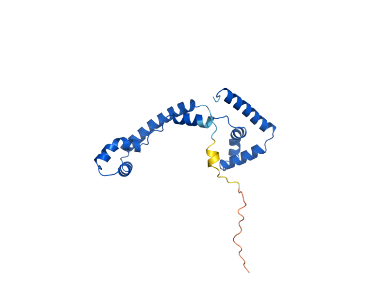 AlphaFold predicted structure of ABF2