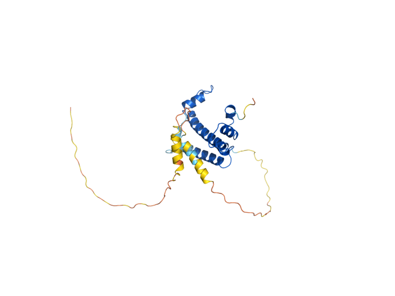 AlphaFold predicted structure of HAP5