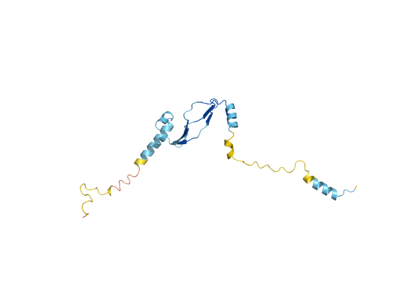 AlphaFold predicted structure of EGD1