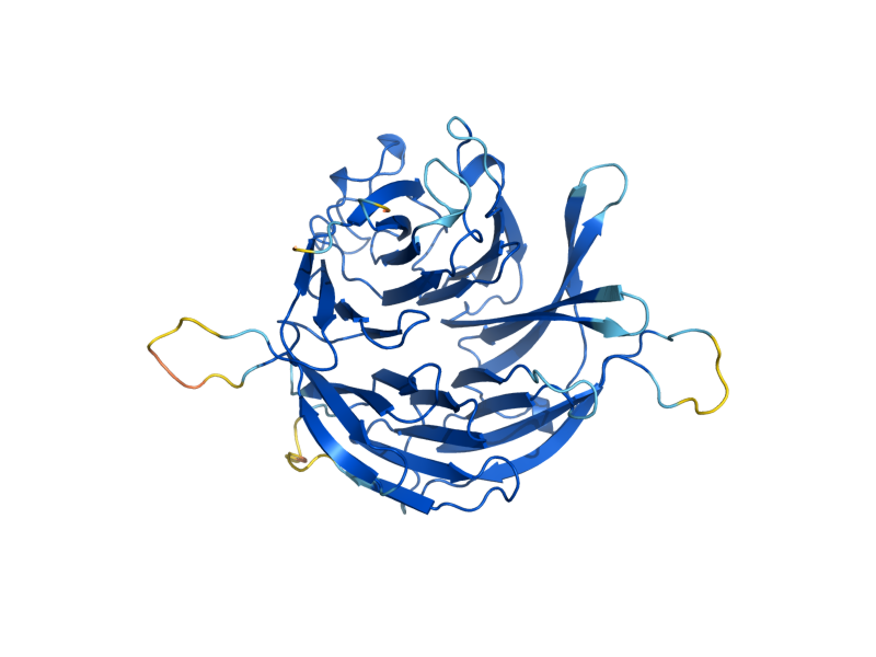 AlphaFold predicted structure of SKI8