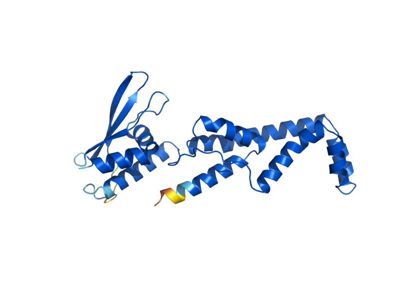 AlphaFold predicted structure of YDR476C