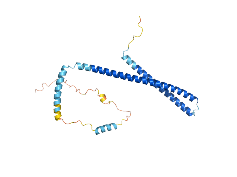 AlphaFold predicted structure of VPS60