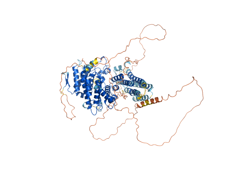 AlphaFold predicted structure of EBS1