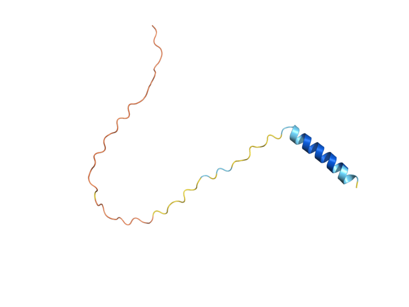 AlphaFold predicted structure of CPP2