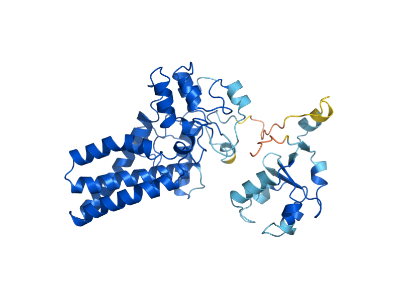 AlphaFold predicted structure of SCS7