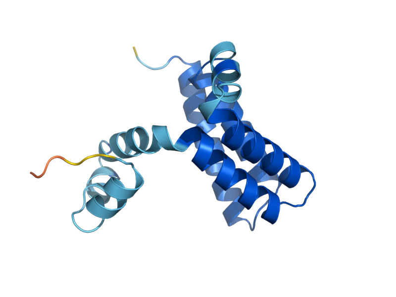 AlphaFold predicted structure of GOT1
