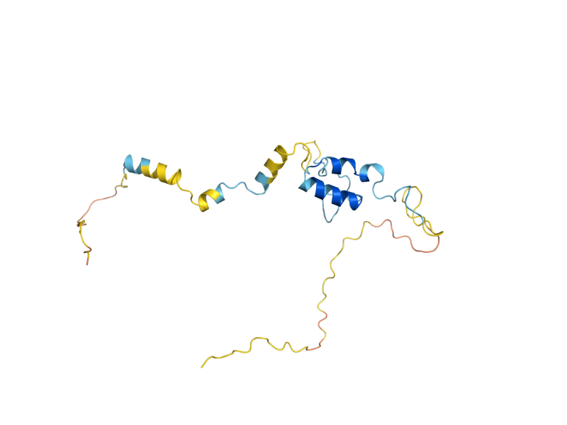 AlphaFold predicted structure of GSR1