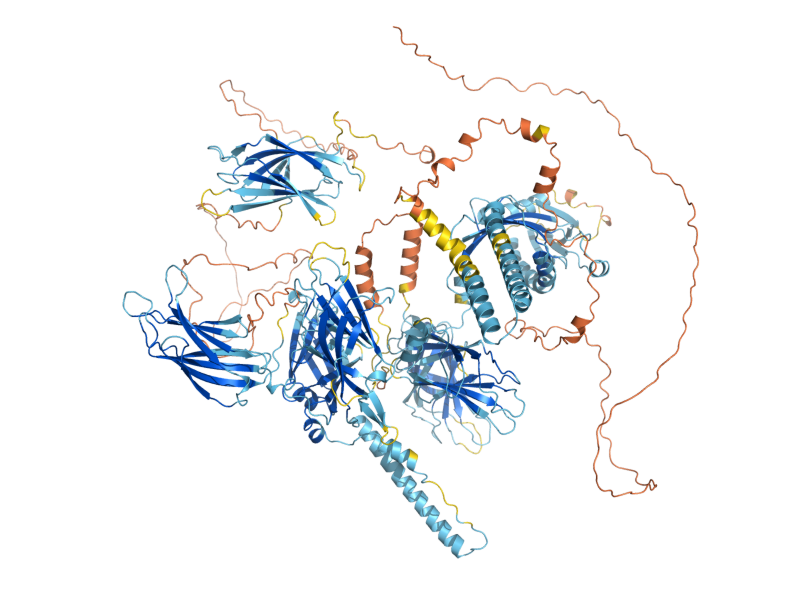 AlphaFold predicted structure of TCB3