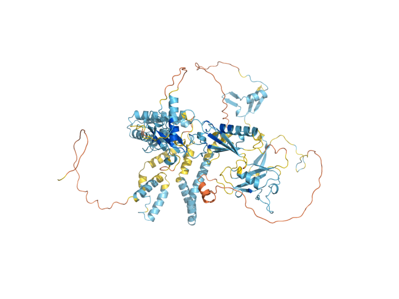 AlphaFold predicted structure of USA1