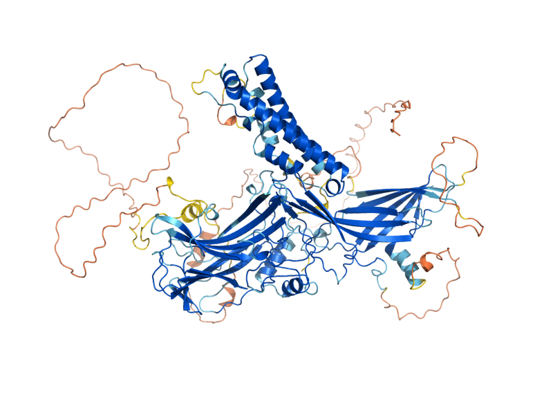 AlphaFold predicted structure of BUL2