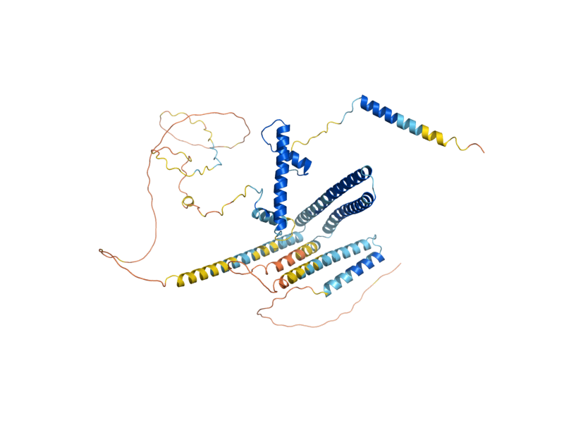 AlphaFold predicted structure of TAF12