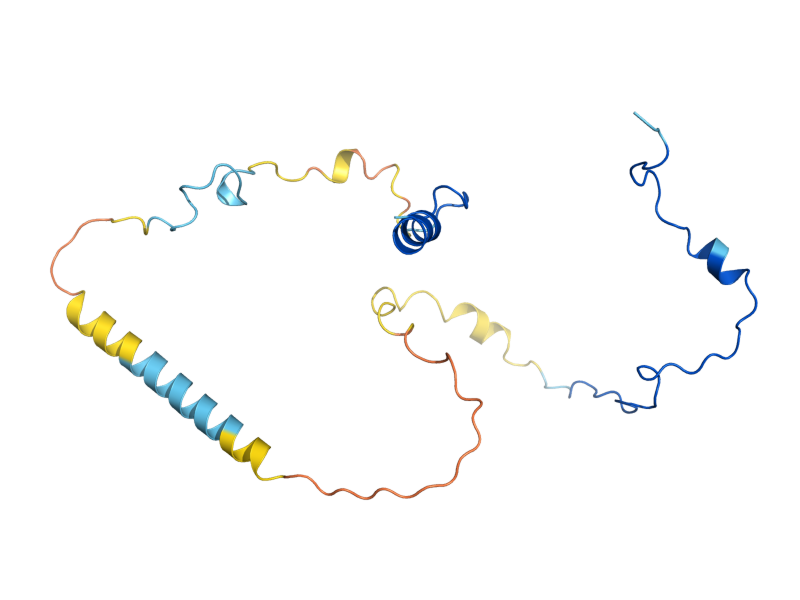 AlphaFold predicted structure of CWC15