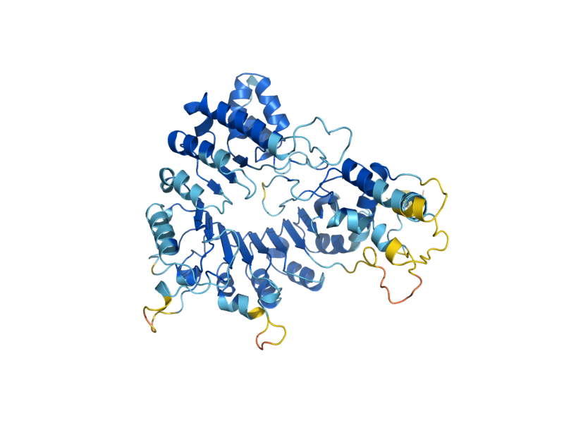 AlphaFold predicted structure of YDR131C