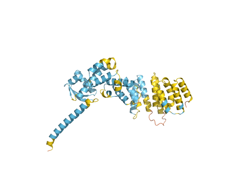 AlphaFold predicted structure of RPN9