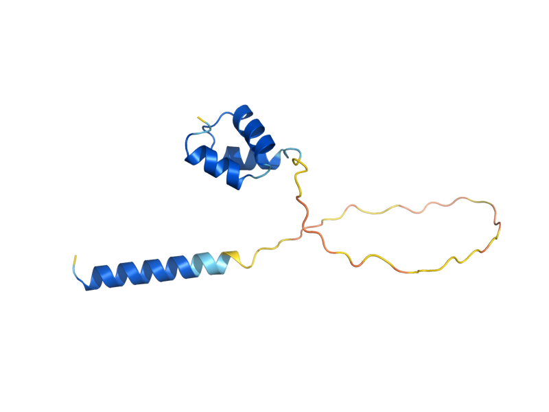 AlphaFold predicted structure of CUE4