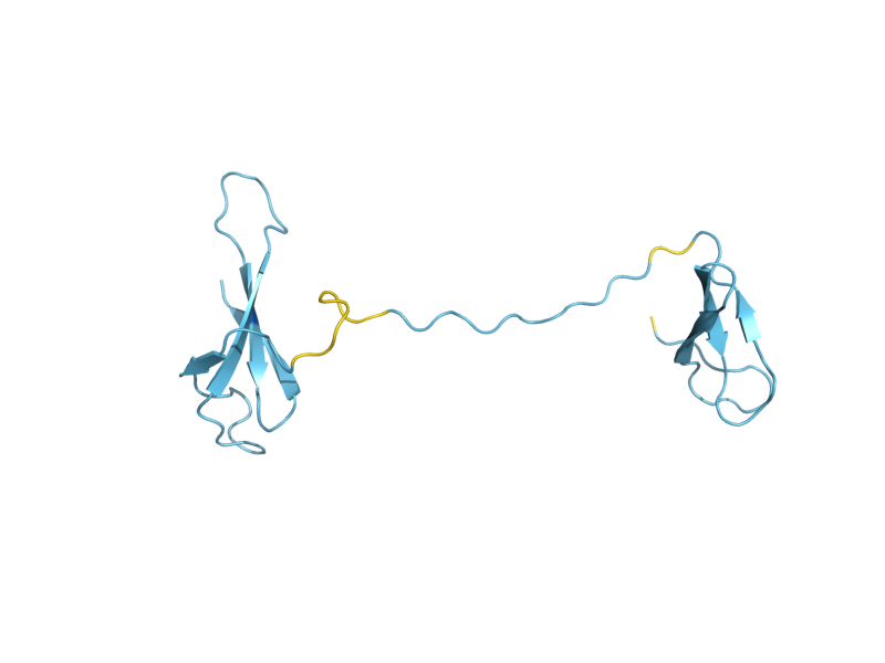 AlphaFold predicted structure of RPC11