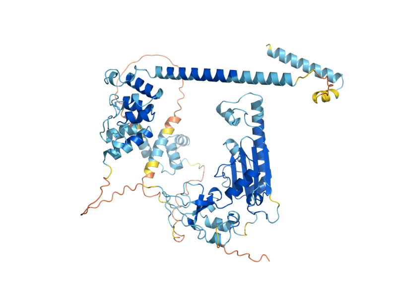 AlphaFold predicted structure of VMS1