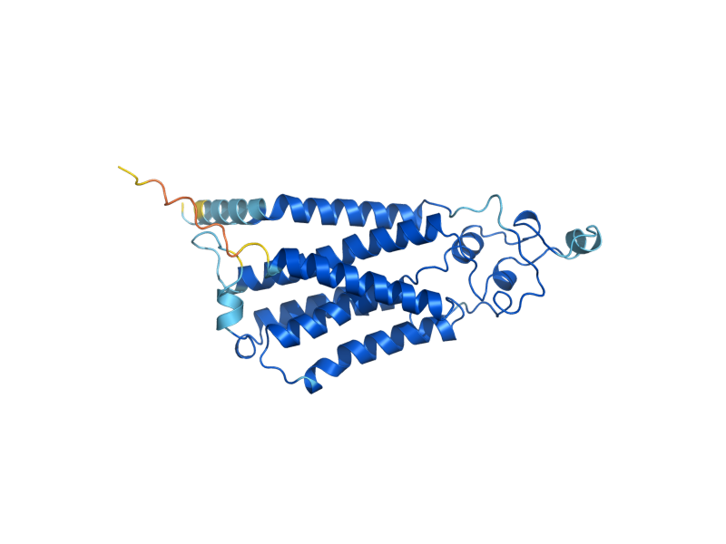 AlphaFold predicted structure of LPP1