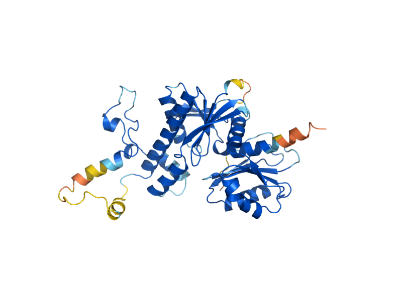 AlphaFold predicted structure of CAB1