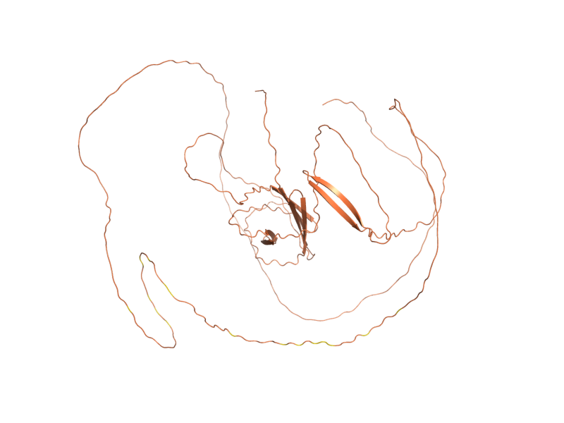 AlphaFold predicted structure of FIT1