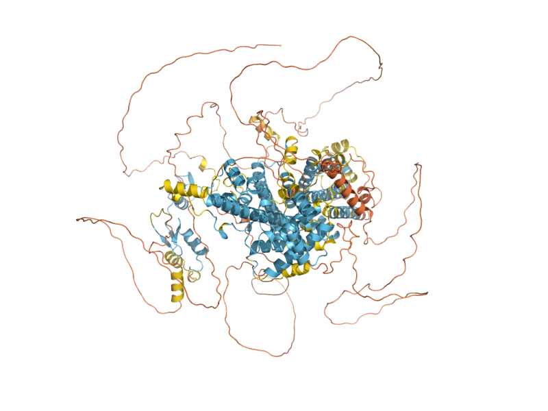 AlphaFold predicted structure of TDA9