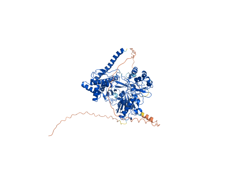 AlphaFold predicted structure of YDR109C