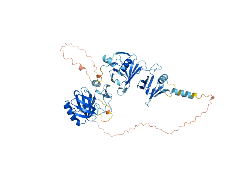 AlphaFold predicted structure of POB3