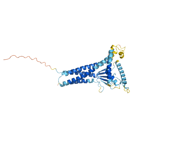 AlphaFold predicted structure of SMA2