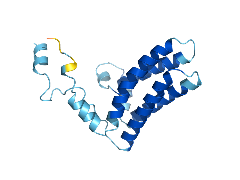 AlphaFold predicted structure of TVP18
