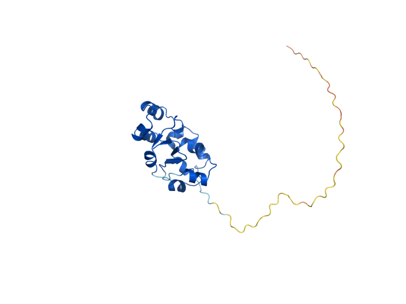 AlphaFold predicted structure of IRC21