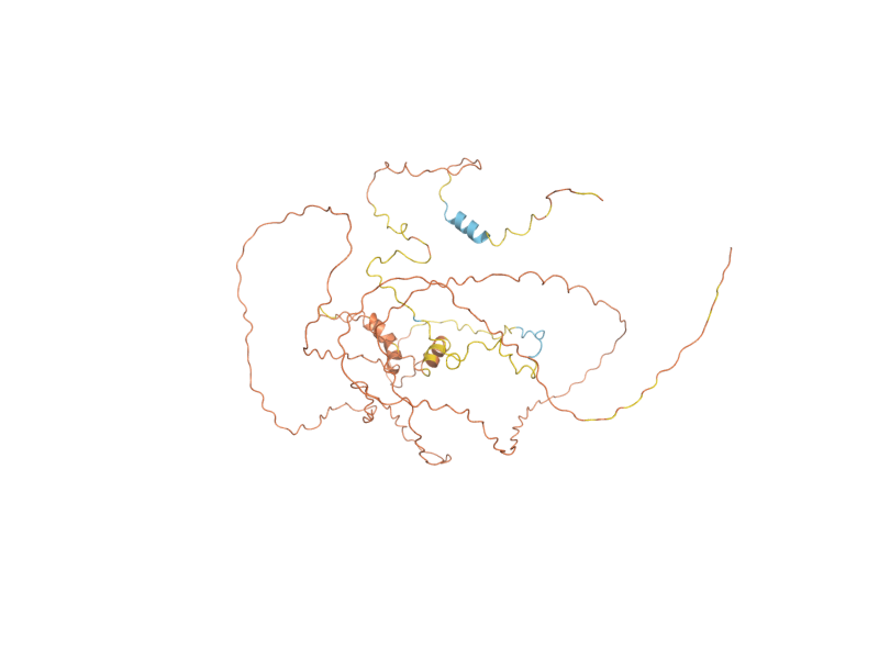 AlphaFold predicted structure of CRF1