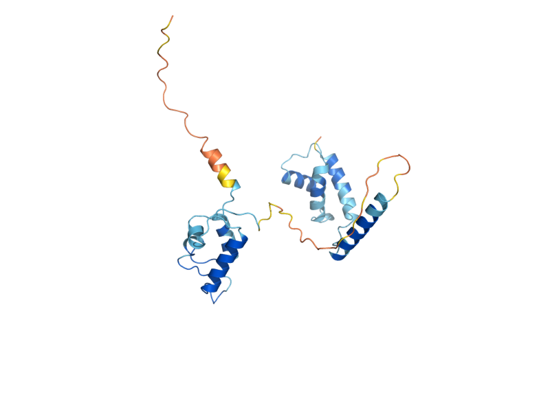 AlphaFold predicted structure of TRI1
