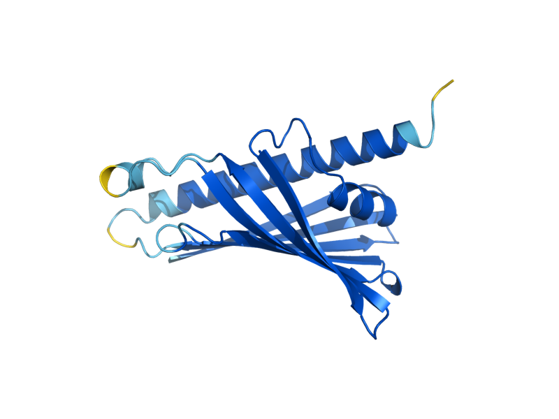 AlphaFold predicted structure of UPS1