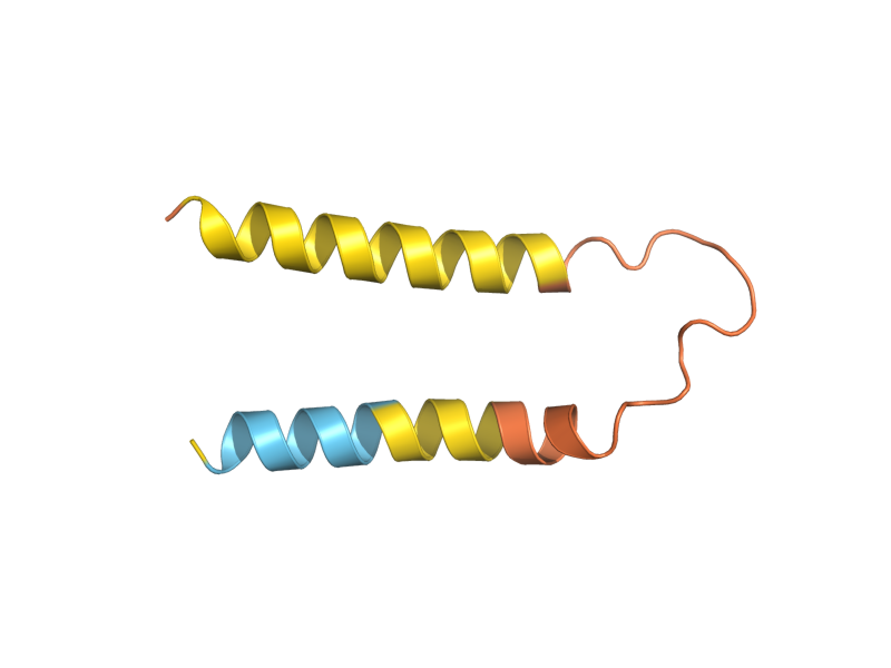 AlphaFold predicted structure of HOR7