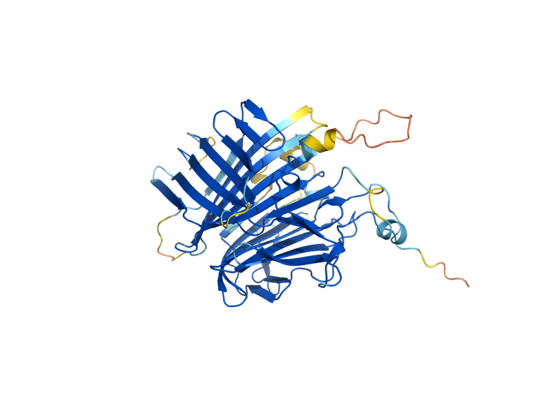 AlphaFold predicted structure of YLR225C