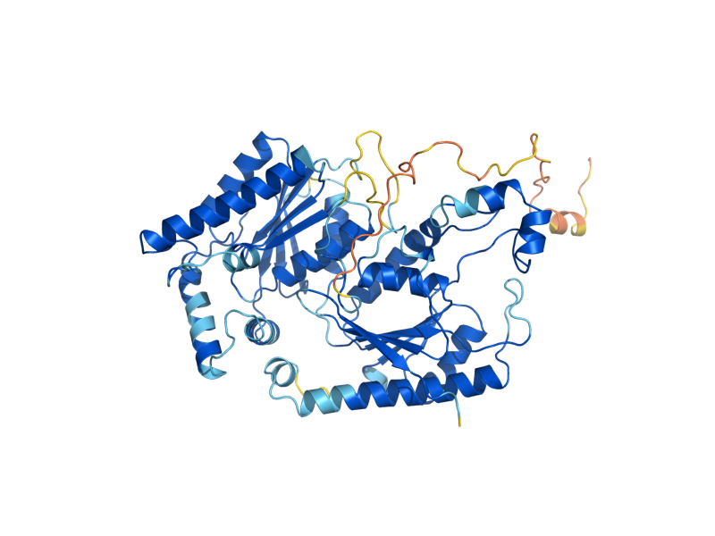 AlphaFold predicted structure of YLR345W