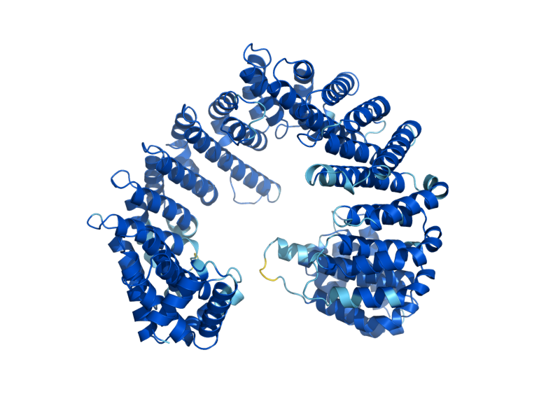 AlphaFold predicted structure of KAP95