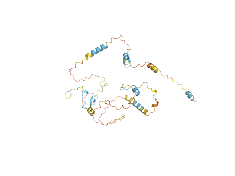 AlphaFold predicted structure of YLR257W